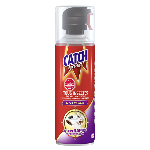 [3152210224428] CATCH Insecticide tous insectes volants & rampants 400 ml