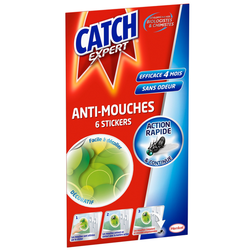 [3152210224657] CATCH Expert Decorative Fly Stickers green x6