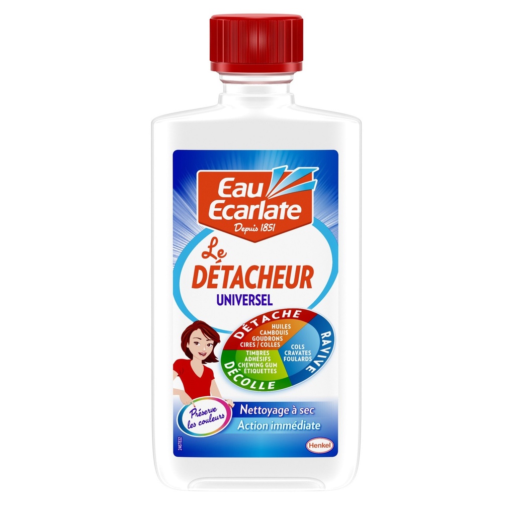Eau Écarlate Détacheur Universel : Le Flacon De 250 Ml