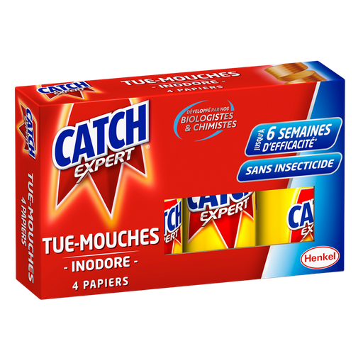 [3152210226255] CATCH Expert Fly Paper x4