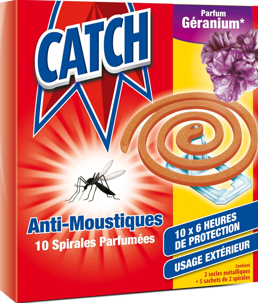 Catch Spirales Geranium X10