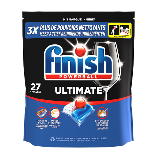 [3665468403649] FINISH capsules with ACTIVELIFT™ technology 27 washes 380 g