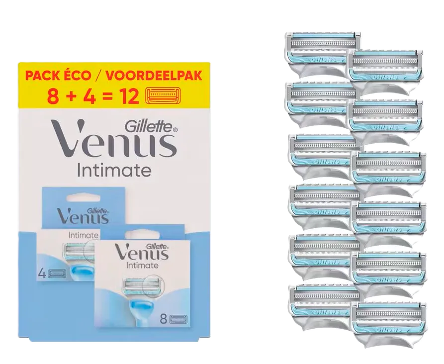 Gillette Lames De Rasoir Venus Intimate Paquets De 12 Lames