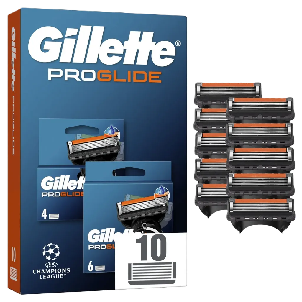 Gillette Lames De Rasoir Pour Homme Proglide Lot De 2 Paquets De 6 Lames