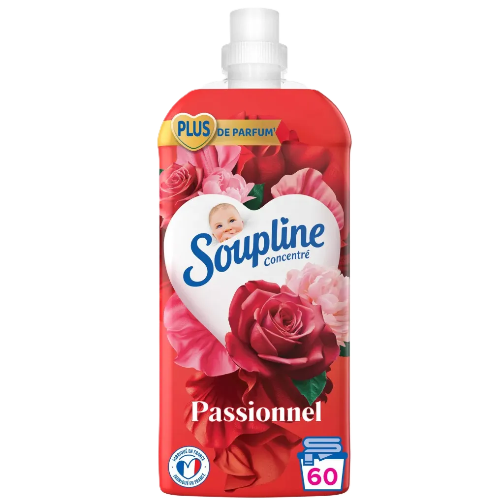 Soupline Adoucissant Concentré Ultra Emotion Rose Flacon De 1.28L