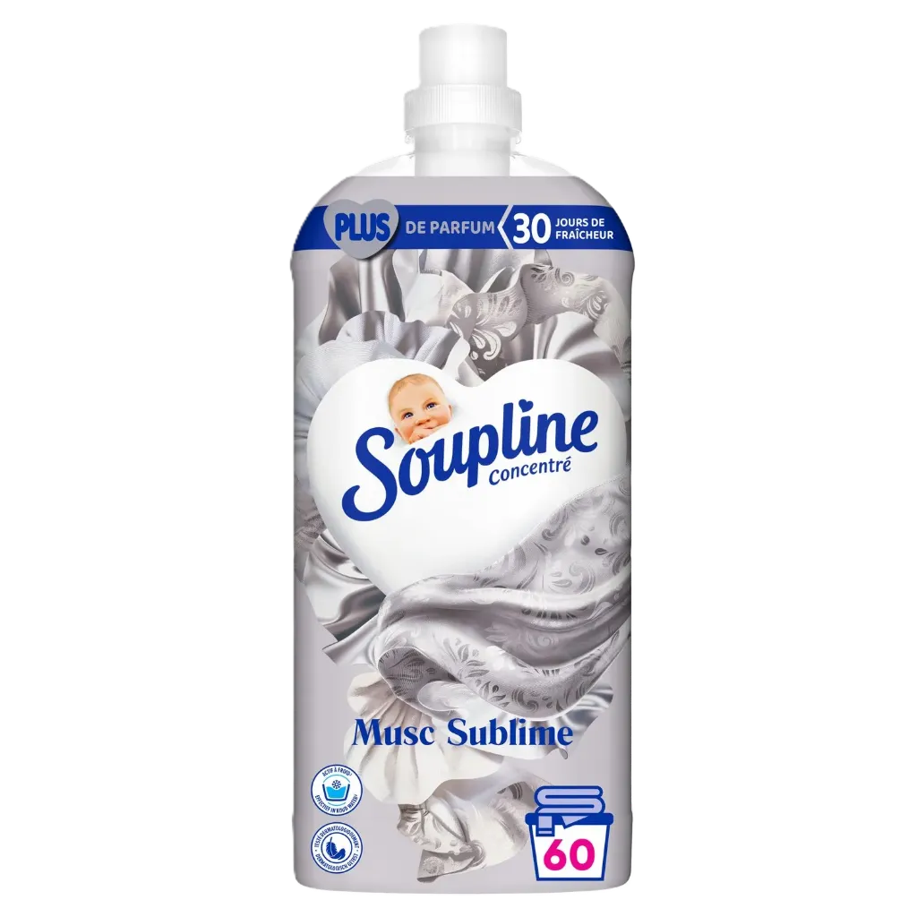Soupline Adoucissant Concentré Sublime Musc Flacon De 1260Ml