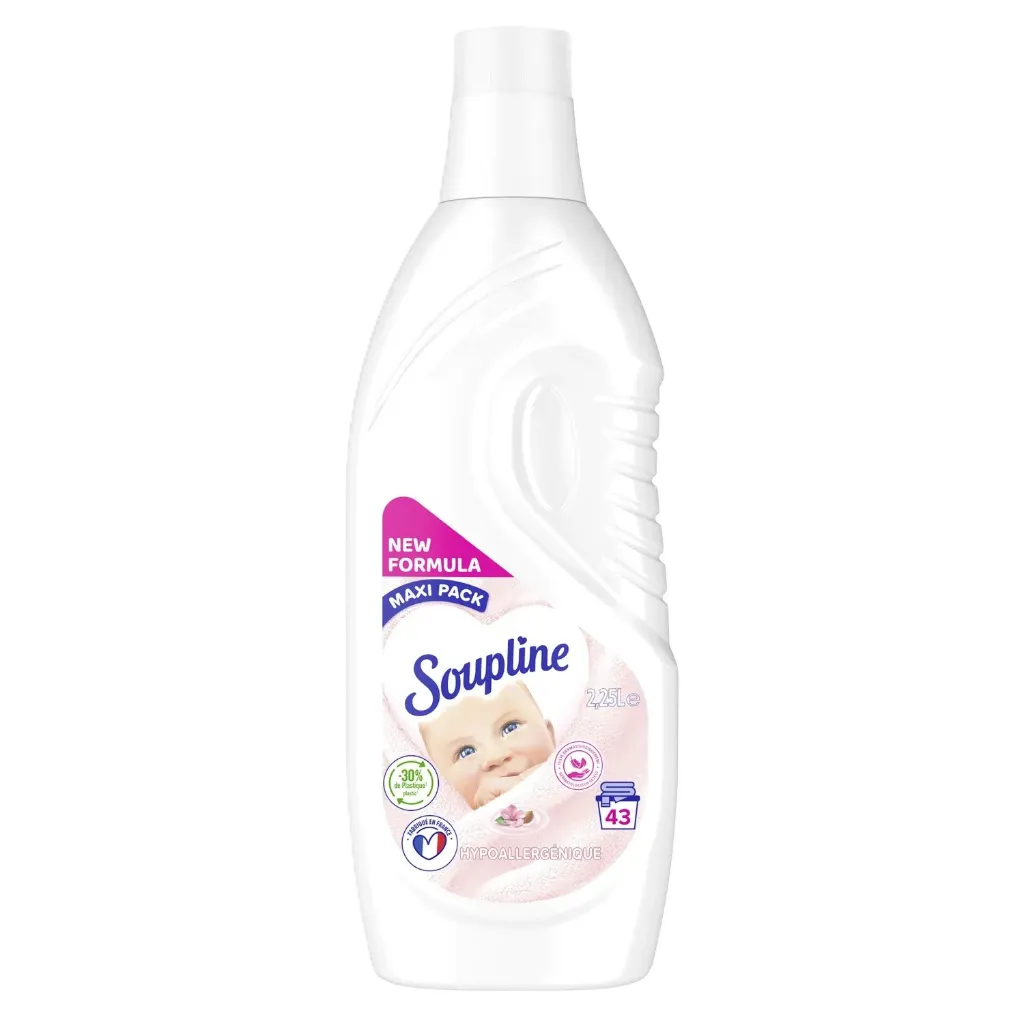 Soupline Adoucissant Hypoallergénique Flacon De 2.25L