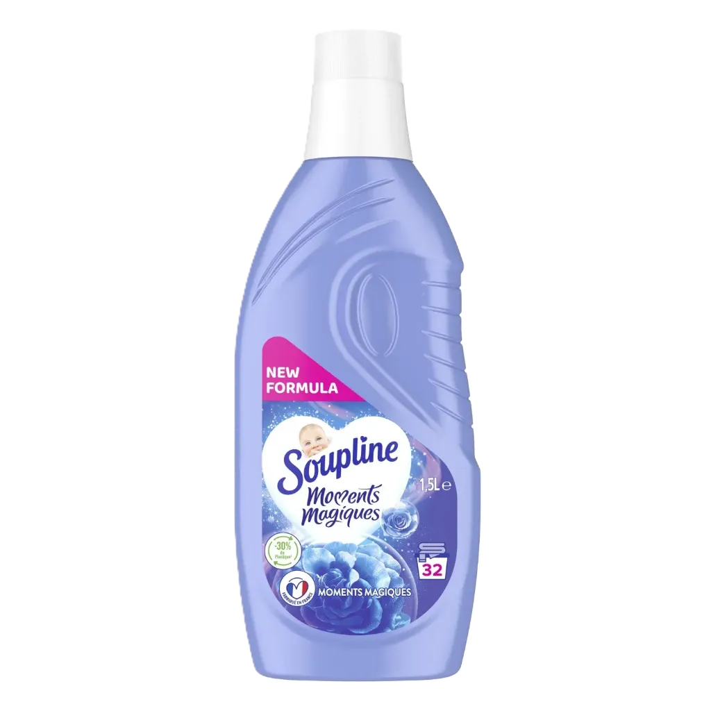 Soupline Adoucissant Dilué Moments Magiques Bidon De 1,47L - 32 Lavages
