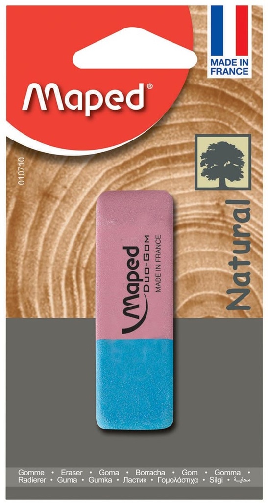 Maped Gomme Duo-Gom Format Large, Blister De 1 Pièce