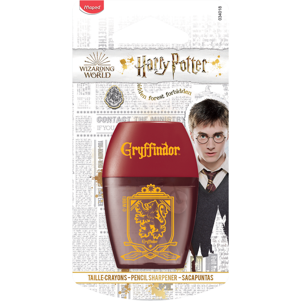 MAPED Sacapuntas 1 agujero Harry Potter con depósito