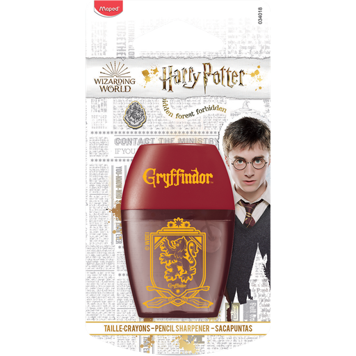 [3154140340186] MAPED Harry Potter 1-Hole Pencil Sharpener with Reservoir