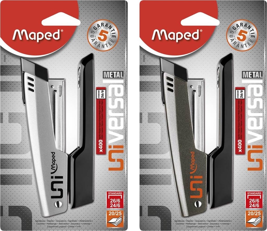Maped Agrafeuse Universal Métal 24 26/6