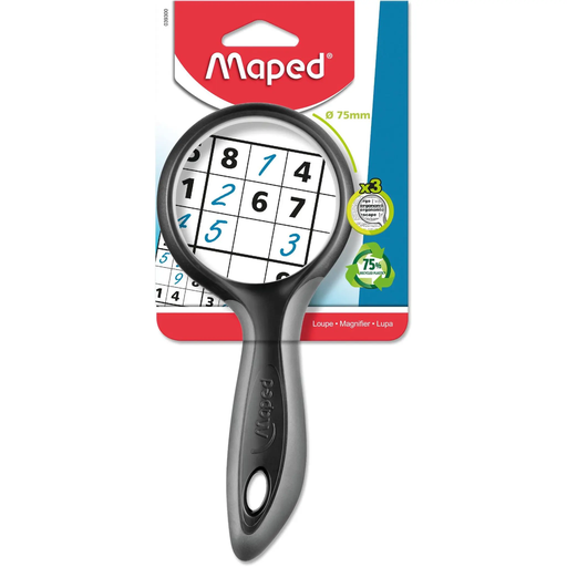 [3154140393007] MAPED Lupa de lectura diámetro 75mm, 1 unidad