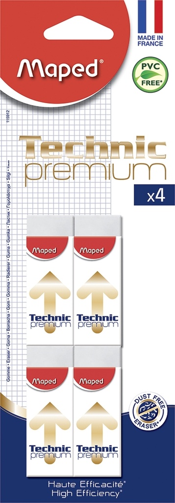 Maped 4 Gommes Premium
