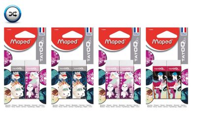 Maped 2 Gommes Tatoo