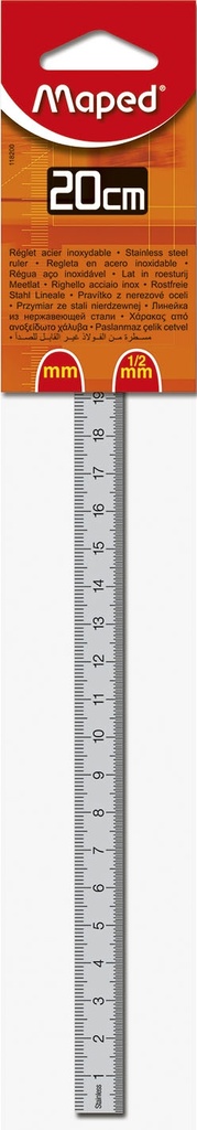 Maped Reglet Acier 20Cm Skin