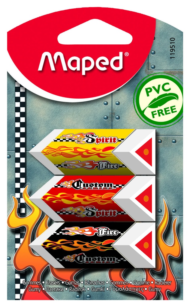 Maped Gomme Pyramide X3 Blist