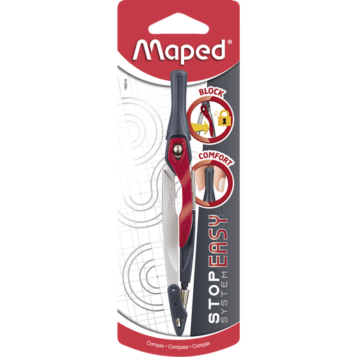 [3154141962103] MAPED Compas Avec Mine Avec Système Verrouillage Scolaire Stop System