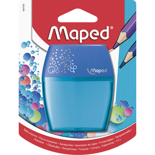 [3154146347554] MAPED Afia-lápis 2 furos com depósito Shaker cores aleatórias