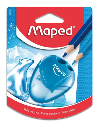 [3154146347561] MAPED Afia-lápis 2 furos com reservatório Igloo cor aleatória