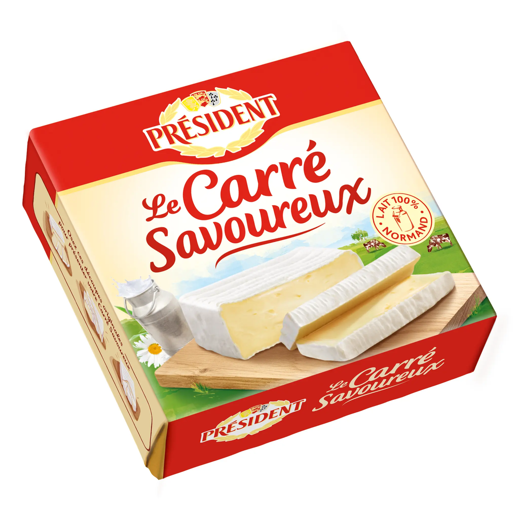 PRESIDENT Carré leite pasteurizado 24% MG 200 g