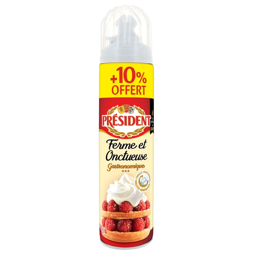 PRESIDENT Nata montada Gastronomique 250 g