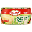 PRESIDENT Mantequilla Dulce Bio Moldeada 250 g