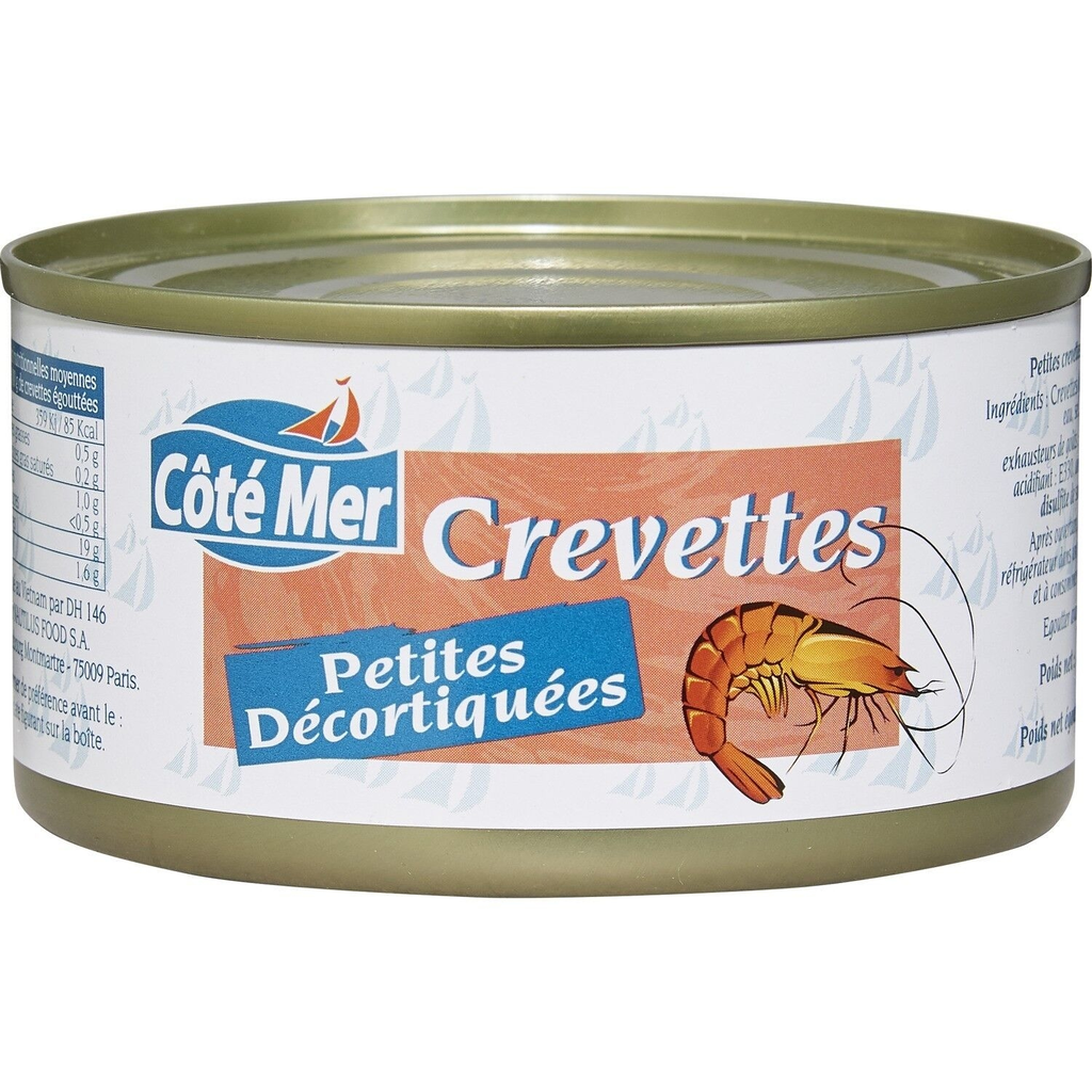 COTE MER Camarões pequenos descascados 121 g