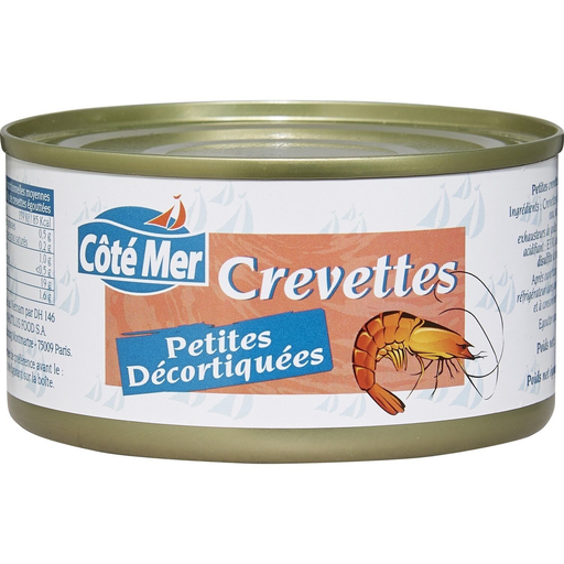 [3155540950876] COTE MER Small Peeled Shrimp 121 g