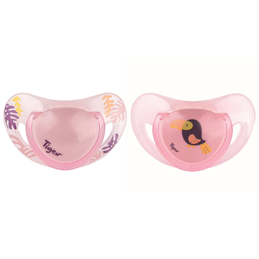 [3159921212881] TIGEX Chupetes fisiológicos de silicona 18 a 36 meses lote de 2