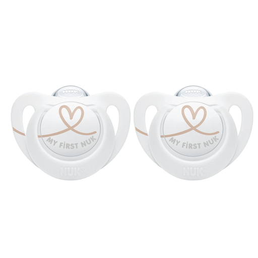 [3159921228790] NUK Chupetes Expert Silicona 0-2m My Love lote de 2