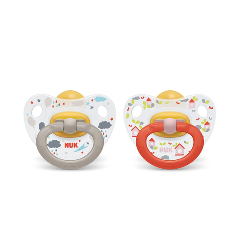 [3159925102539] NUK 2 Chuchas CLASSIC Látex 18-36 meses Sortidas