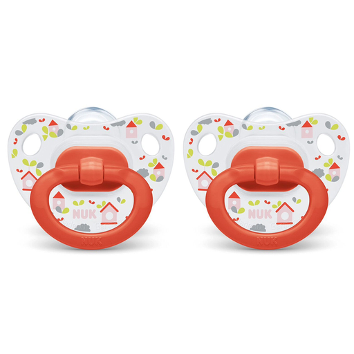 [3159925103239] NUK 2 Pacifiers CLASSIC 18-36m Girl pack of 2