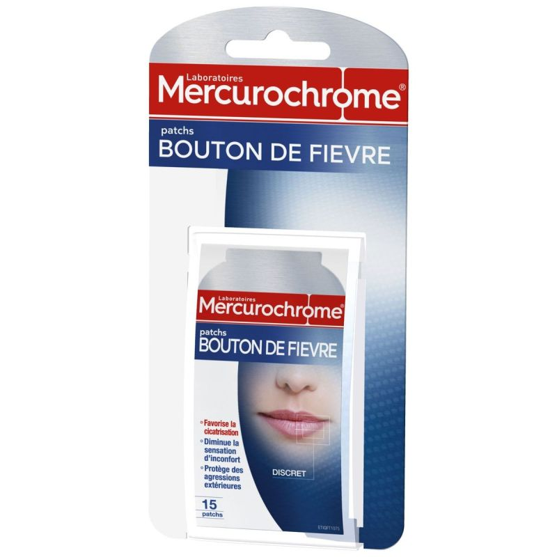 MERCUROCHROME Pensos para Herpes Labial 15 unidades