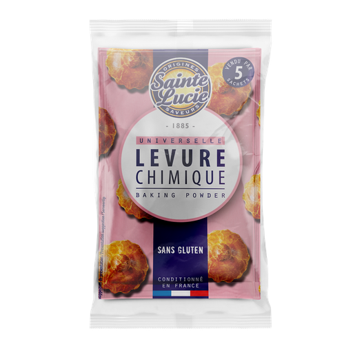 [3162050009017] SAINTE LUCIE Levadura química universal 5 sobres de 10 g