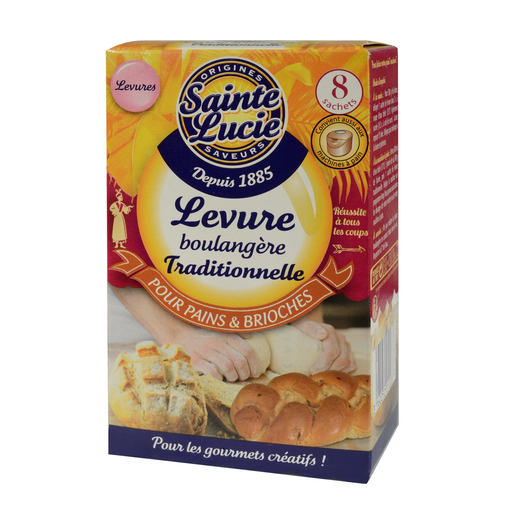 [3162050010037] SAINTE LUCIE Levadura de panadería para pan/brioche 8 sobres de 8 g