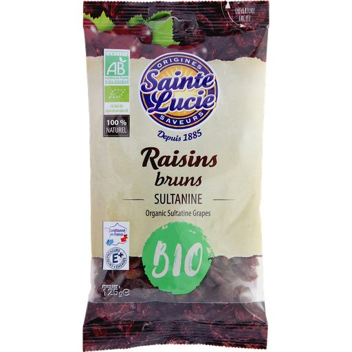 [3162050035139] SAINTE LUCIE Brown sultana raisins 125 g