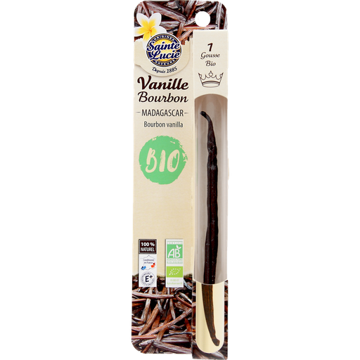 [3162050035177] SAINTE LUCIE Organic Bourbon Vanilla Bean from Madagascar 1 piece