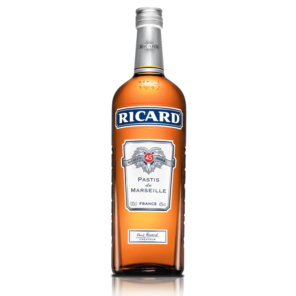 Ricard Pastis De Marseille 45% : La Bouteille 1L