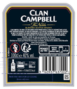 CLAN CAMPBELL Blended Scotch Whisky 100 cl