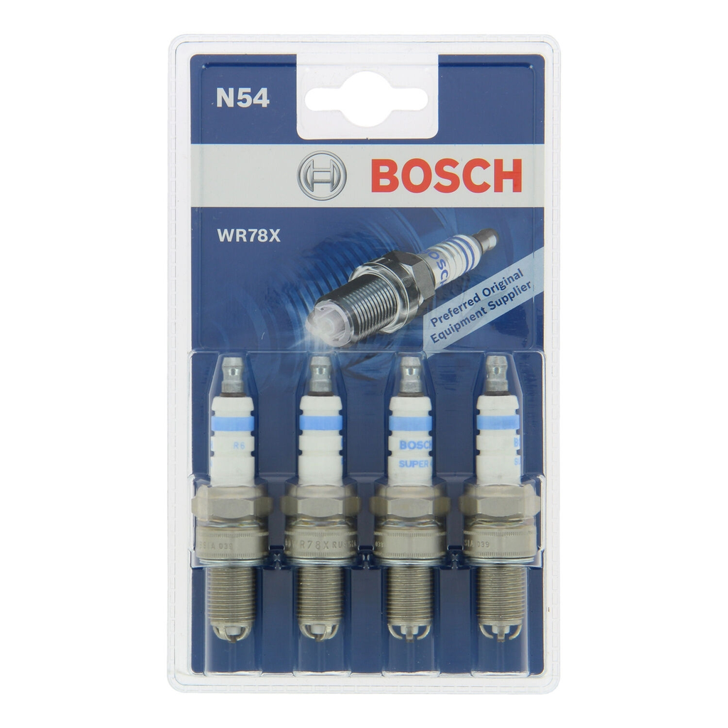 BOSCH Boa super 4 n54 set 4 bougies 4xwr78x