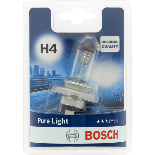 [3165141228670] BOSCH H4 Pure Light lámpara de faro 12 V P43t 60/55W 1 bombilla