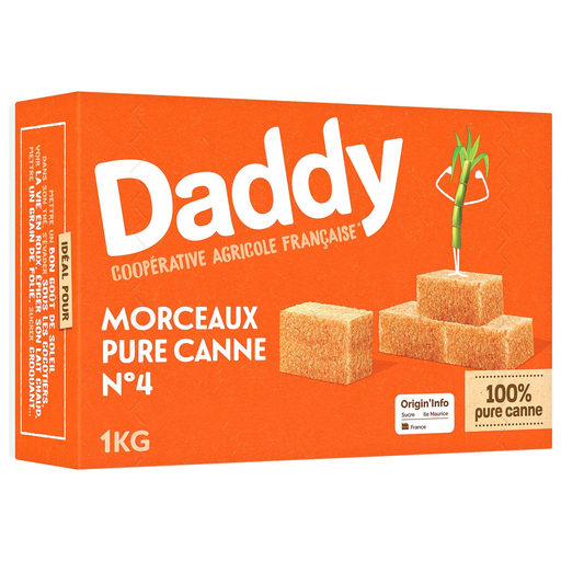 [3165432100005] DADDY Açúcar de cana puro em cubos 1 kg