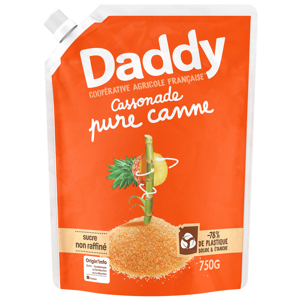 DADDY Pure Cane Brown Sugar Kraft Profile 750 g