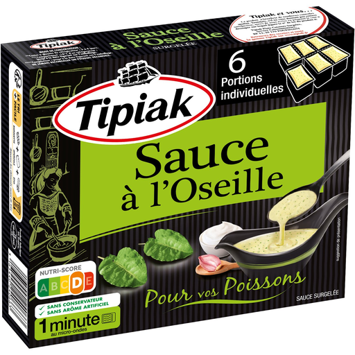 [3165440240663] TIPIAK Salsa de acedera 6 porciones individuales 300g