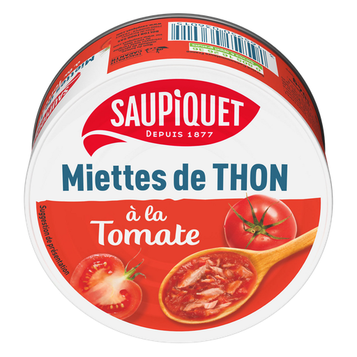 [3165950036015] SAUPIQUET Tuna flakes with tomato sauce 104 g