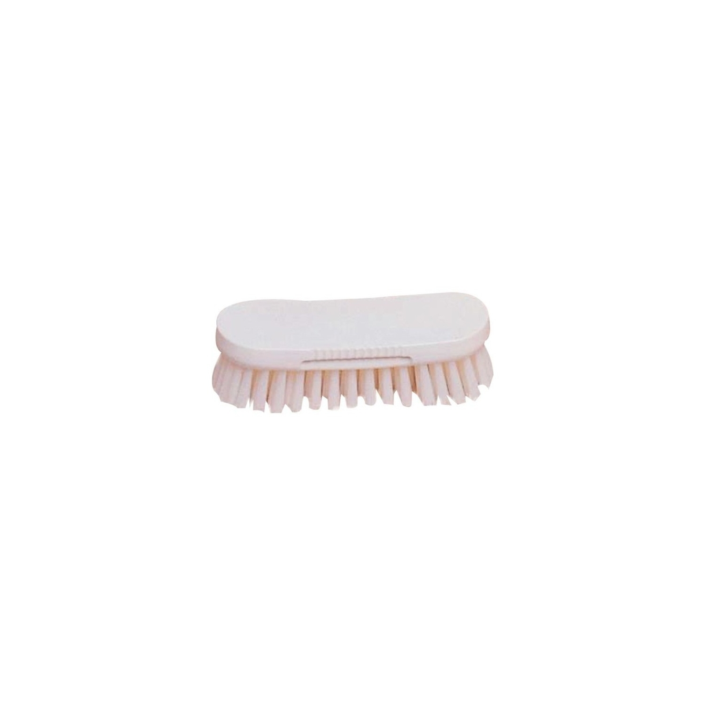 BROSSERIE THOMAS Brosse à Main Alimentaire Polyester Mi-Dur Blanc 195 x 70 mm