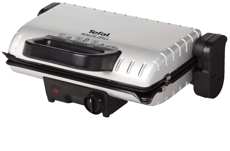 Tefal Grille-Viande Gc205012 Silver - 1600W, 2 Positions De Cuisson : Gril Double Face Et Barbecue 180°