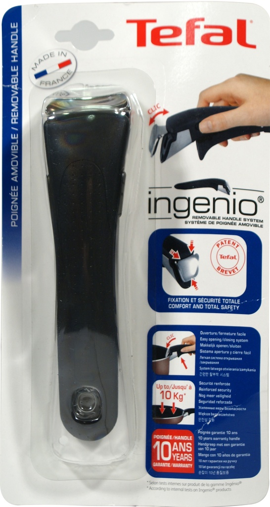 Tefal Poignée Amovible Ingenio 5 Classique Noir
