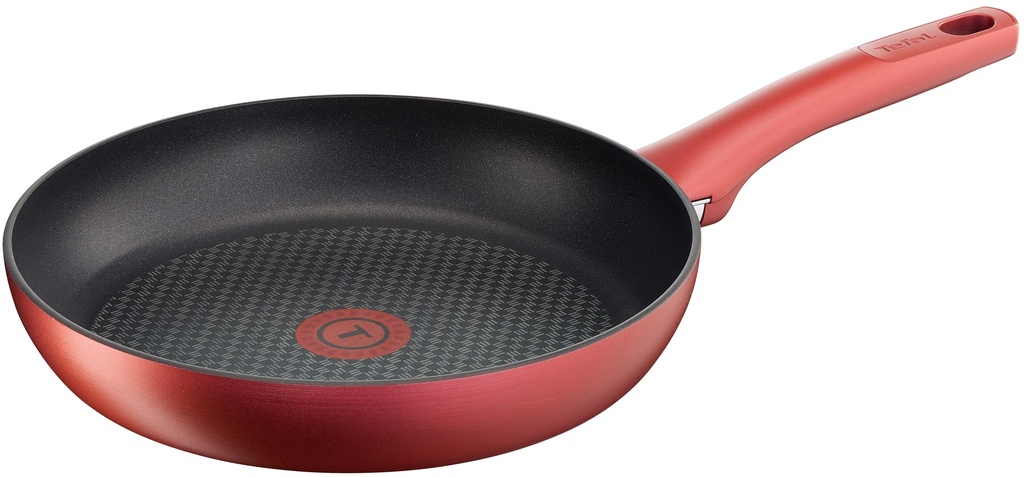 Tefal Poêle Aluminium Rouge Character 24Cm